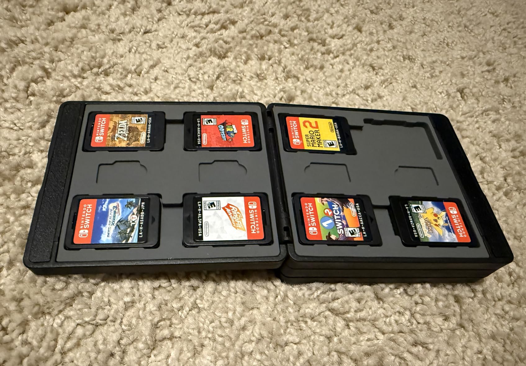 JSAUX Game Card Case for Nintendo Switch 2 (2025), Switch OLED & Lite, 40-Slot Hard Shell Storage Holder for 40 Game Cartridges & Micro SD Cards, Compact Travel Gaming Card Organizer Box customer photo 2