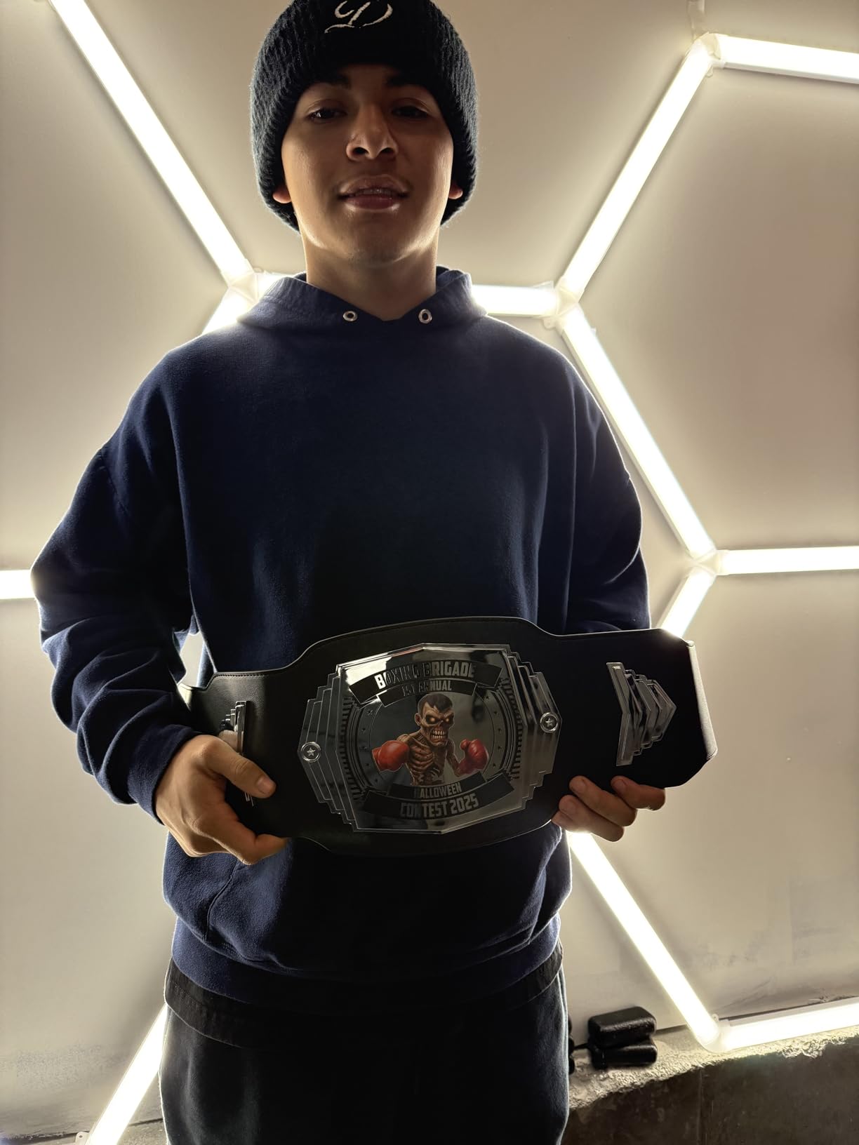 TrophySmack Ultimate 2lb Custom Championship Trophy Belt, Youth Sized customer photo 2