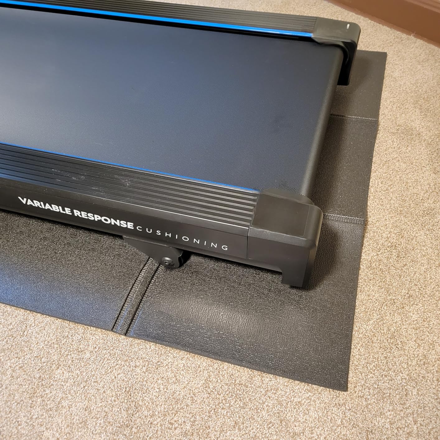 Treadmill Mat for Carpet & Hardwood Floors 79x39, Non-Slip, Waterproof, Noise Shock Absorption customer photo 1
