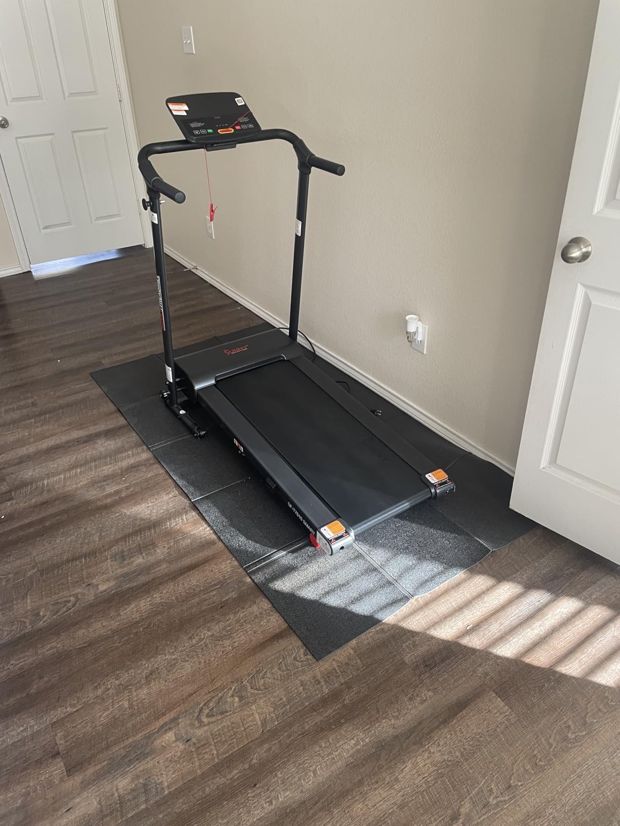 Treadmill Mat for Carpet & Hardwood Floors 79x39, Non-Slip, Waterproof, Noise Shock Absorption customer photo 2