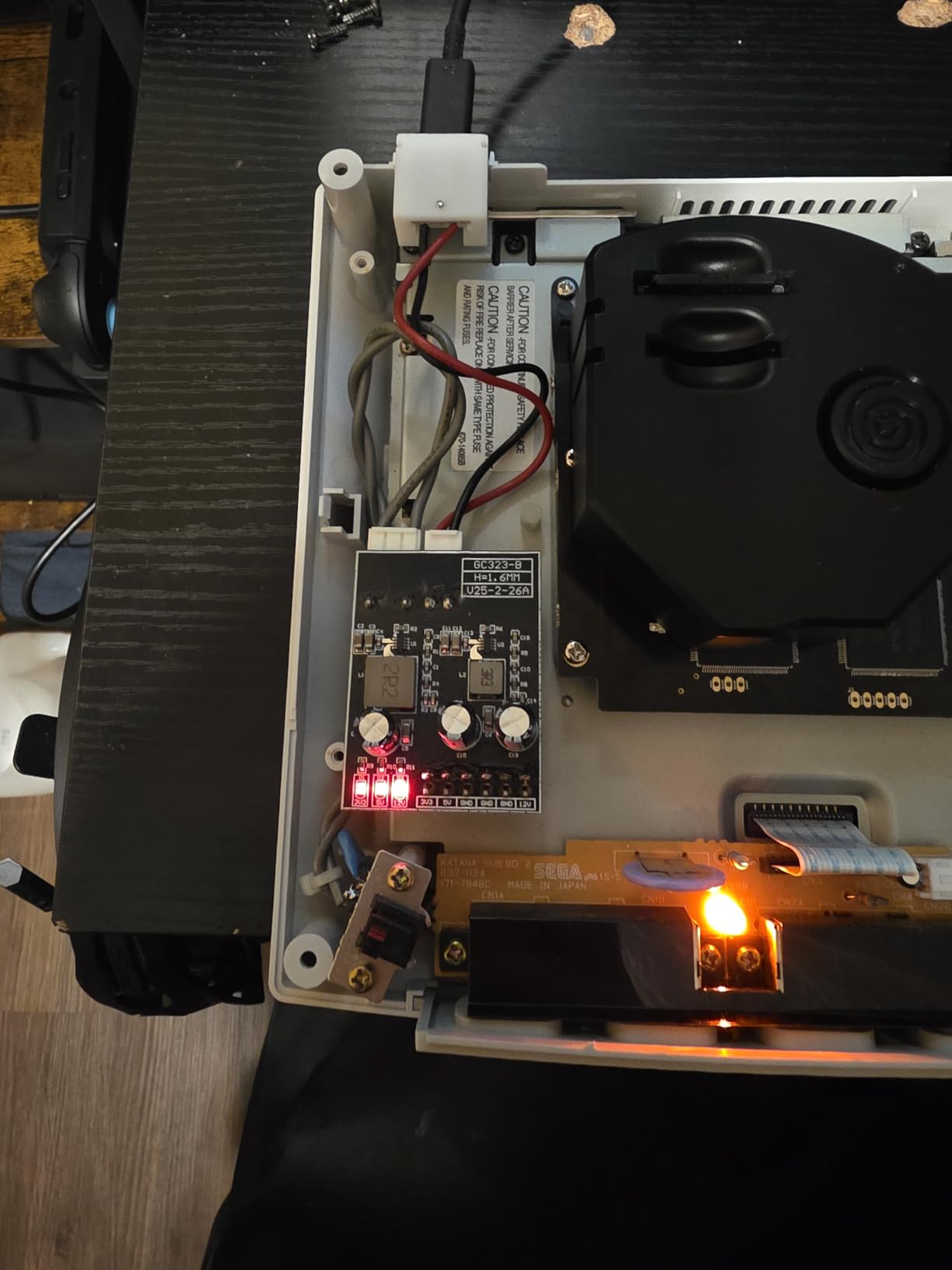 Power Supply Replacement Kit for Sega Dreamcast Console - DIY Modification, plug and play - Suitable for Retro Game Consoles customer photo 2
