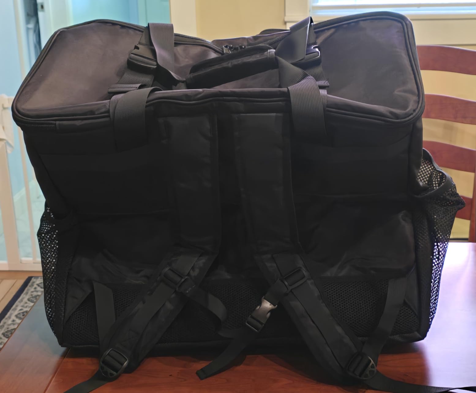 Computer Desktop Tower Large Carrying Case, PC Travel Case for Computer's Box for Moving, Portable Gaming Backpack for Keyboard, Mouse and Accessories, Bag Compatible with ATX/M-ATX mainframe chassis customer photo 2