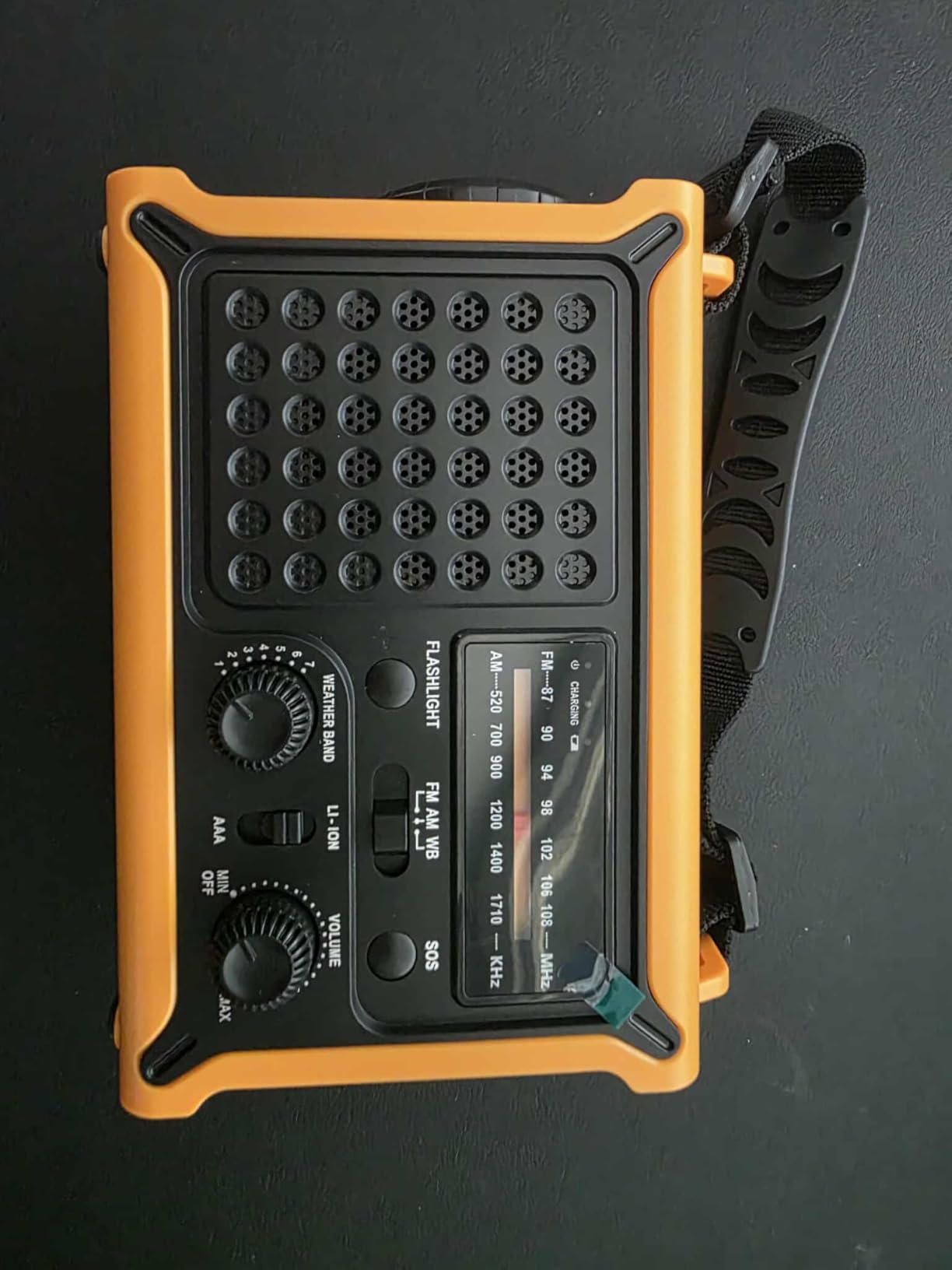 Hand Crank Emergency Radio Solar with 12000mAh Power Bank, NOAA/AM/FM/Weather Alert, 5W LED Flashlight & Reading Lamp for Hurricanes, Blizzards, Power Outage, Survival Gear customer photo 2