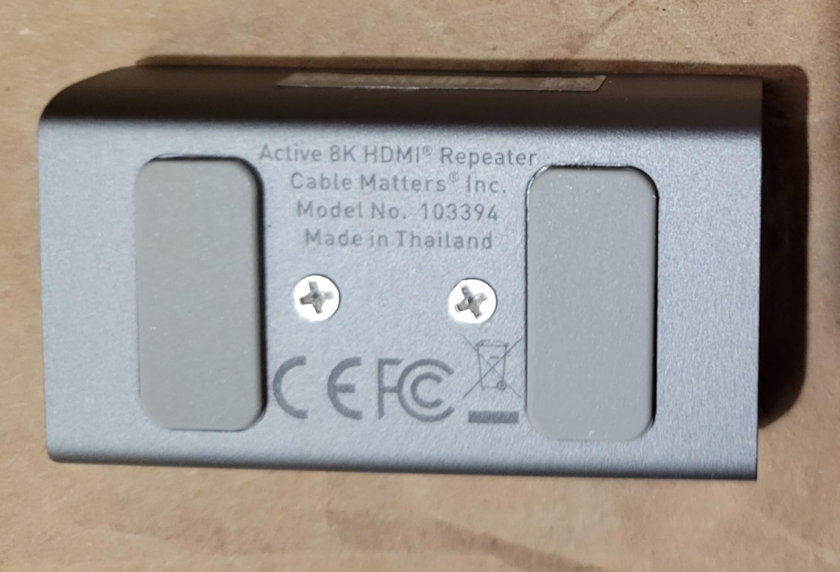 Cable Matters Mountable Active 8K HDMI 2.1 Coupler, HDMI Extender, Supports [8K@60Hz / 4K@240Hz Up to 30FT, 4K@60Hz Up to 50FT, HDR] for PS5, Xbox Series X/S, RTX 50, RX 9000, Apple TV, Projector customer photo 2