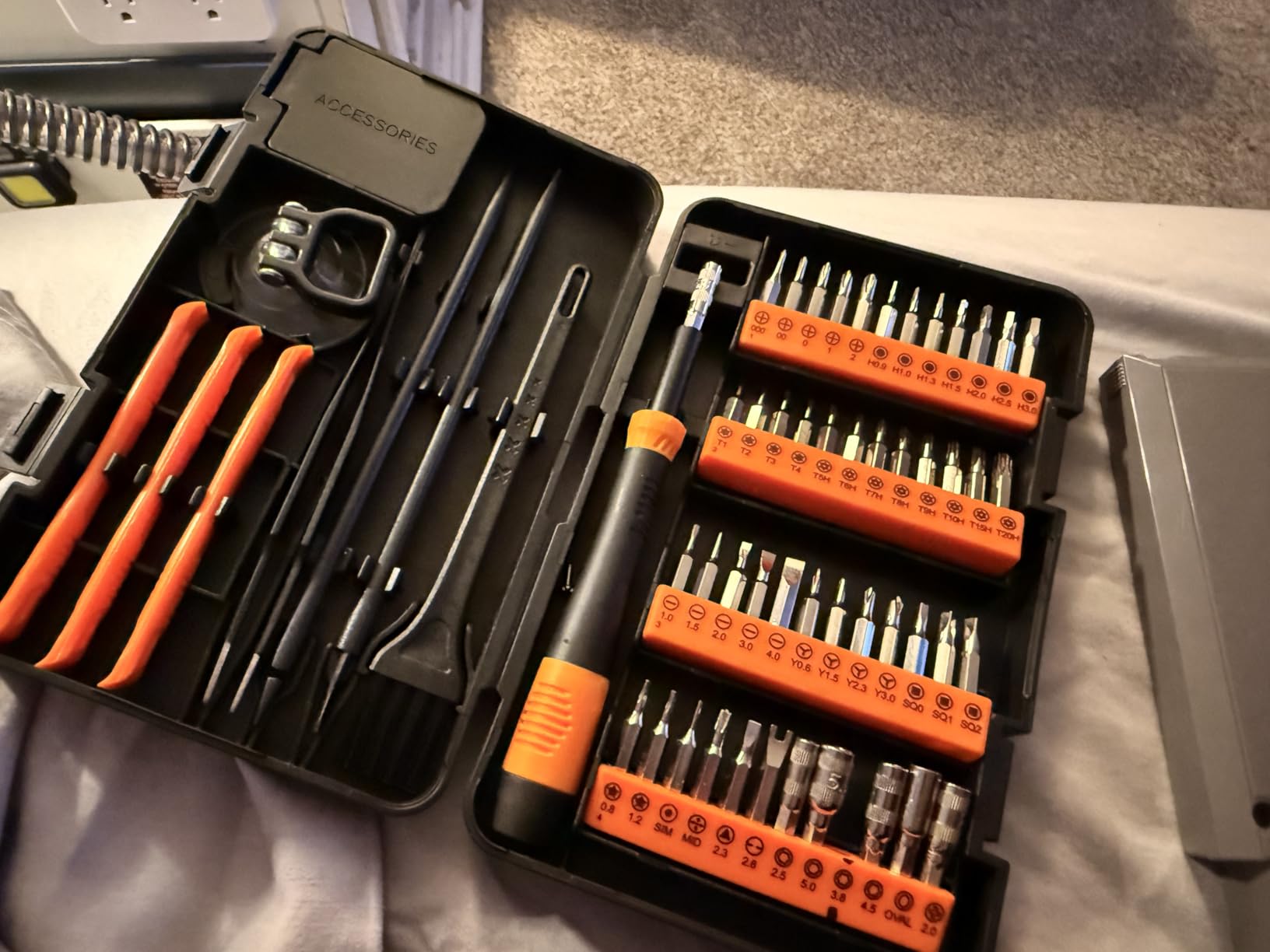 STREBITO Small Precision Screwdriver Set 64-piece with Torx, Triwing, Pentalobe, Electronics Repair Tool Kit for Computer, PC, Laptop, Macbook, Tablet, Phone, PS5, XBOX, Switch, Glass, Ring Doorbell customer photo 1