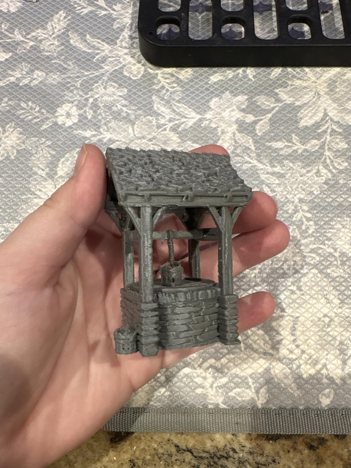 Rustic Medieval Water Well Accessory for 28mm Miniatures - Detailed Model for Tabletop RPGs, DND, Pathfinder, Wargaming - 3D Printed Terrain Accessory customer photo 1