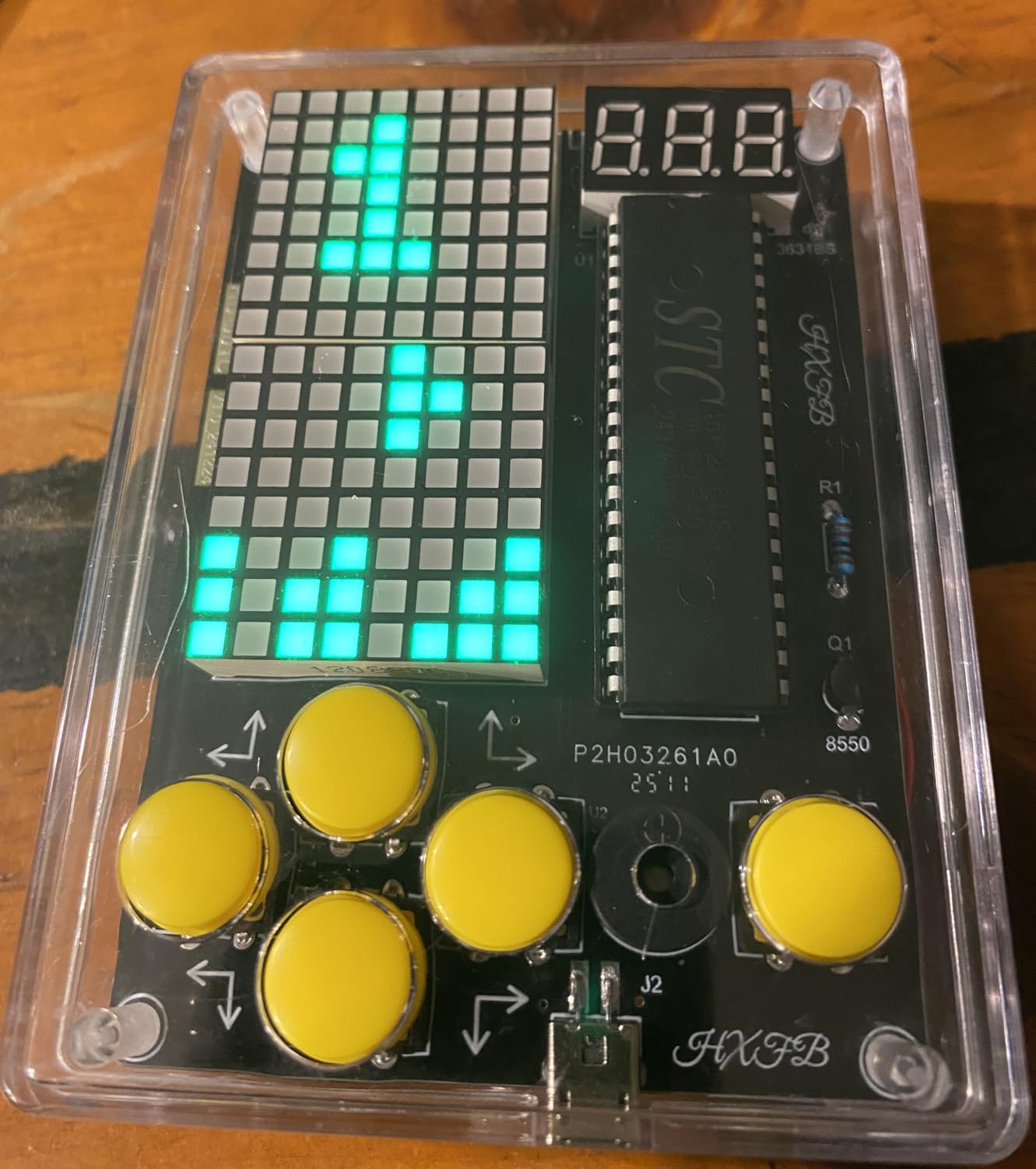 PEMENOL 7-in-1 Game Soldering Project Kit, Beginner DIY Retro Handheld Game Console Electronics Projects, Adjustable Difficulty Levels and Pause Feature, for STEM Learning Classroom Practice Teens customer photo 1