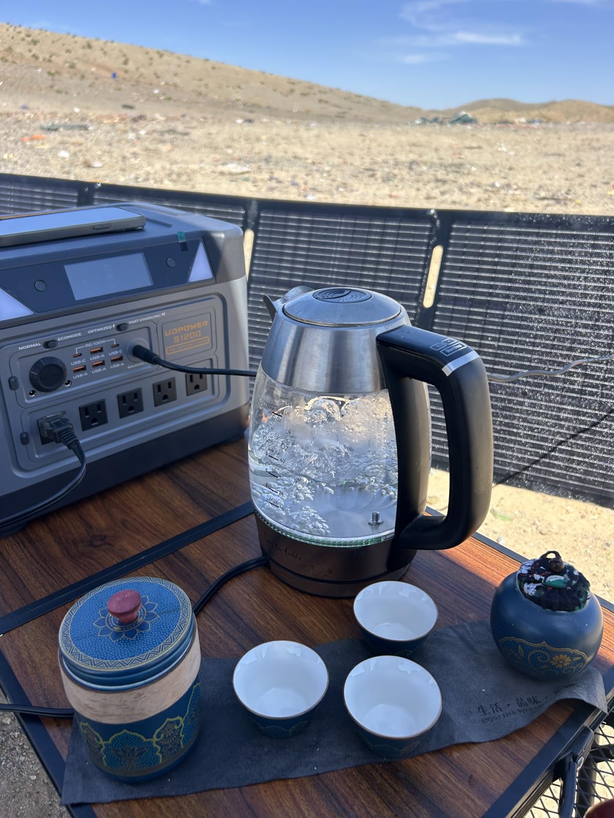 S1200 Portable Power Station, 1190Wh LiFePO4 Battery, 1200W (1800W Surge) AC Output, Solar Generator for Camping, Emergency customer photo 1