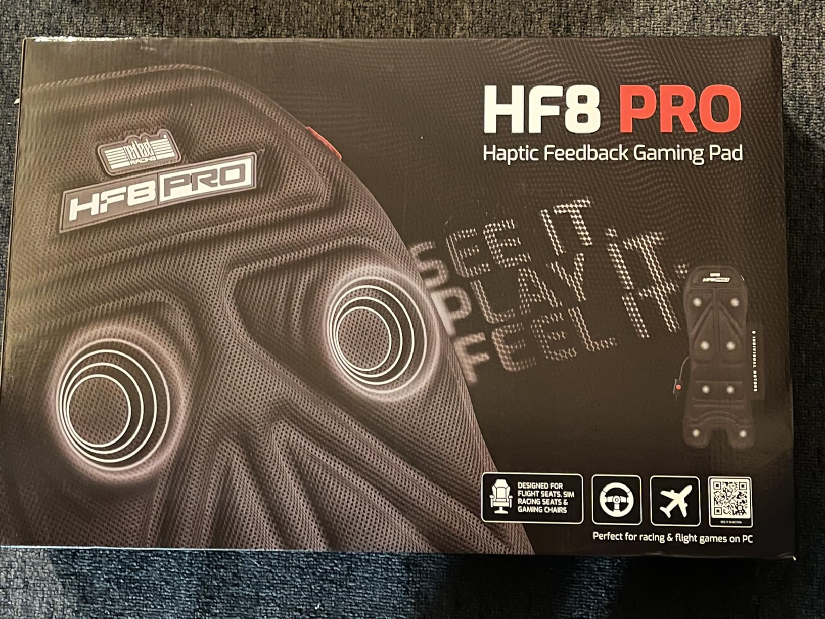 Next Level Racing HF8 Pro Haptic Feedback Gaming Pad (NLR-G006) customer photo 1