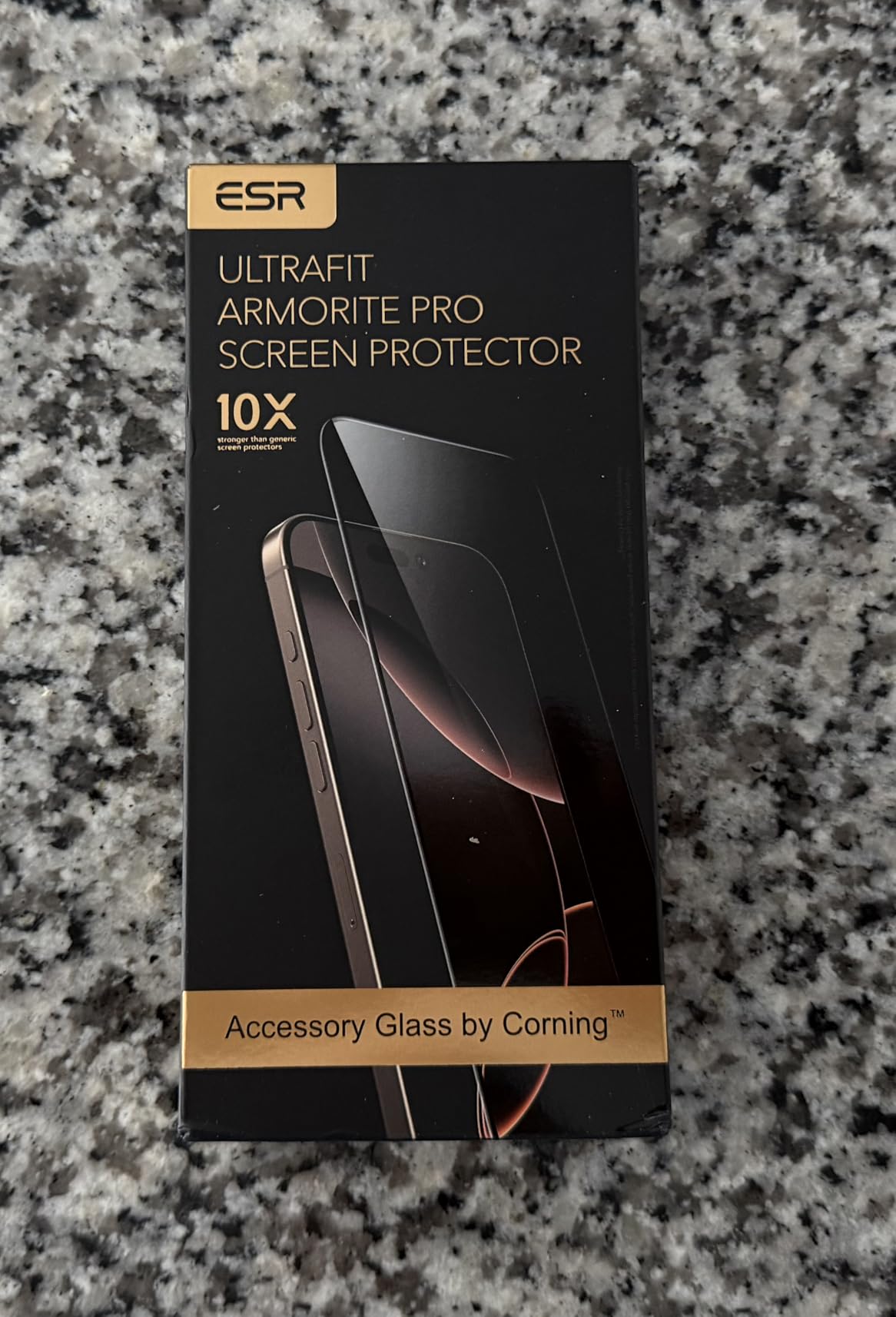 ESR Accessory Glass by Corning™ 3 Pack 9H+ Glass for iPhone 17/iPhone 16 Pro Screen Protector, with AR Anti-Reflective Technology, Military Grade Shatterproof & Durable with UltraFit Tray customer photo 1