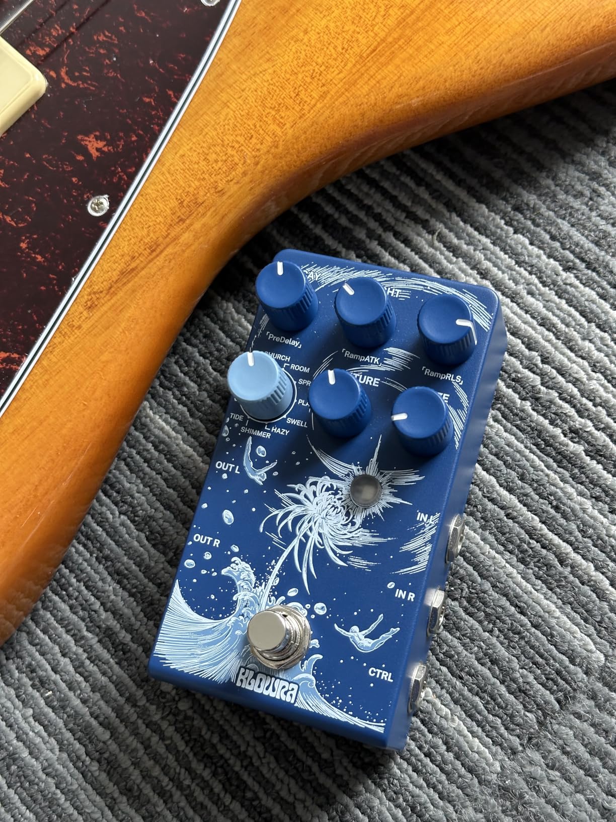 Everlast Delay Guitar Pedal for Electric Guitar - Ramp,9 Stereo Delay Types, Tap Tempo, True Bypass, Analog Dry Through, support Expression Pedal&TS/TRS footswitch customer photo 1