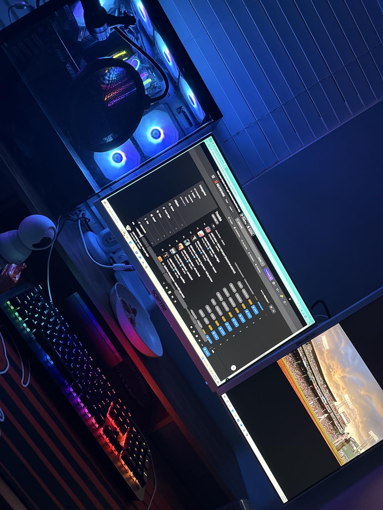 Kado Dual Gaming Monitor Setup - 2-Pack 24.5