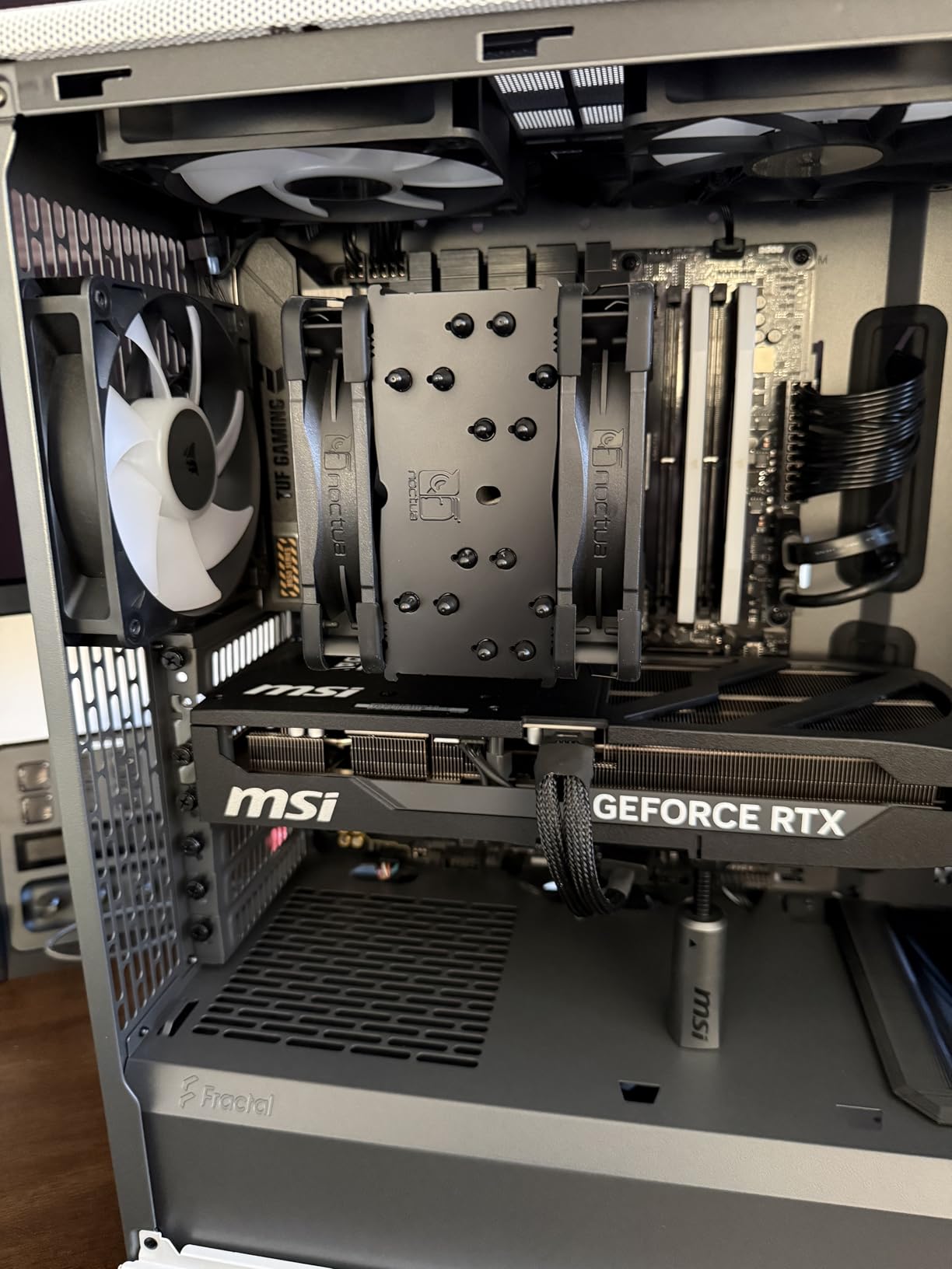 ASUS TUF Gaming B850-BTF WiFi W AMD B850 ATX Motherboard,Hidden-Connector Design, 14+2+1 80A DrMOS Power Stages, DDR5, PCIe 5.0 Ready, 3X M.2, Wi-Fi 7, 2.5Gb LAN, DP, HDMI, USB 20Gbps Type-C customer photo 2