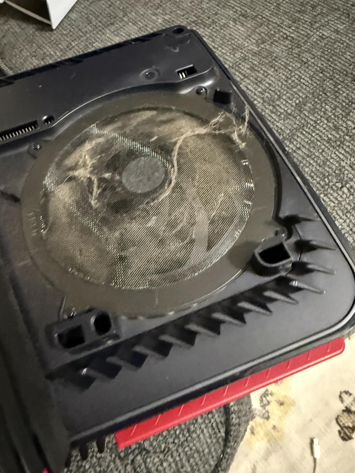 GRAUGEAR Cooling & Dust Protection Upgrade for PS5 Original, PS5 M.2 SSD Heatsink Cover with Fan Dust Filter and Port Plugs, Prevent Overheating and Dust Buildup customer photo 1