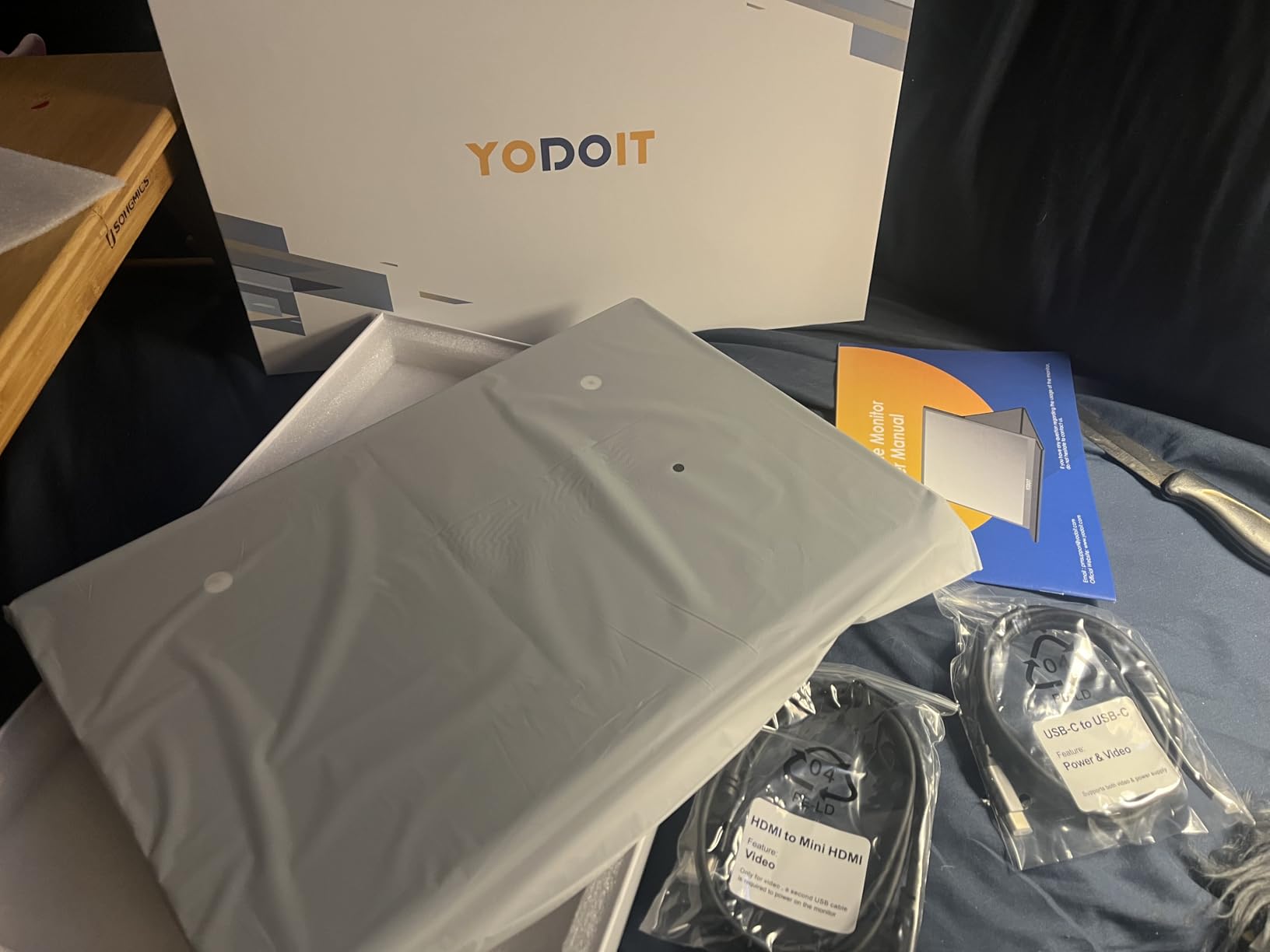 Yodoit Portable Monitor for Laptop, 15.6