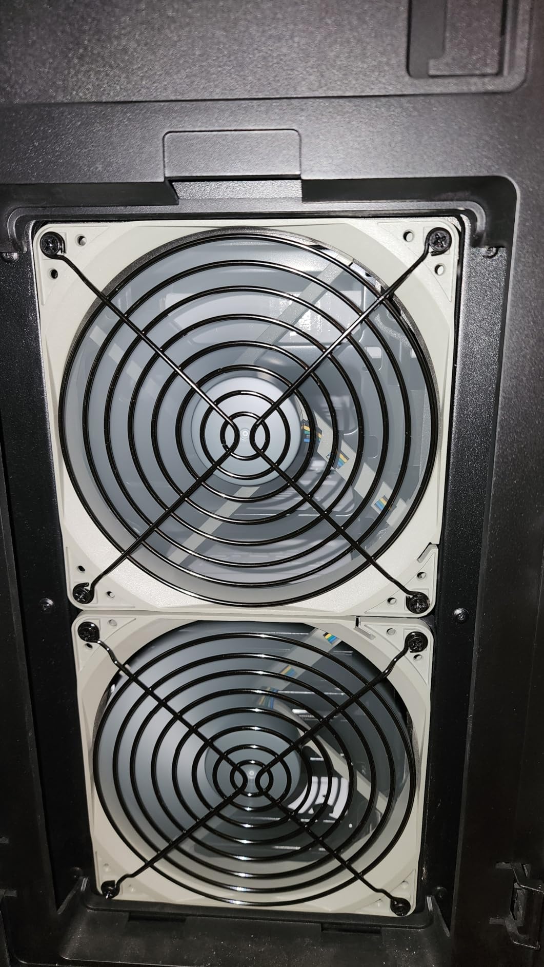 2 PCS 140mm Fan Grill pc 140mm Fan Bracket Grill (Black) customer photo 1