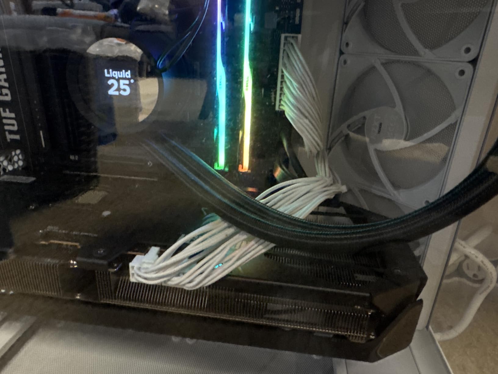 SAMA P1000 1000W Platinum Power Supply - Fully Modular ATX 3.1 PSU | PCIe 5.1 & 12V-2x6 Ready | 80 Plus & Cybenetics Platinum Efficiency | Zero RPM Low-Noise | Ultra Quiet 140mm FDB Fan - White customer photo 2