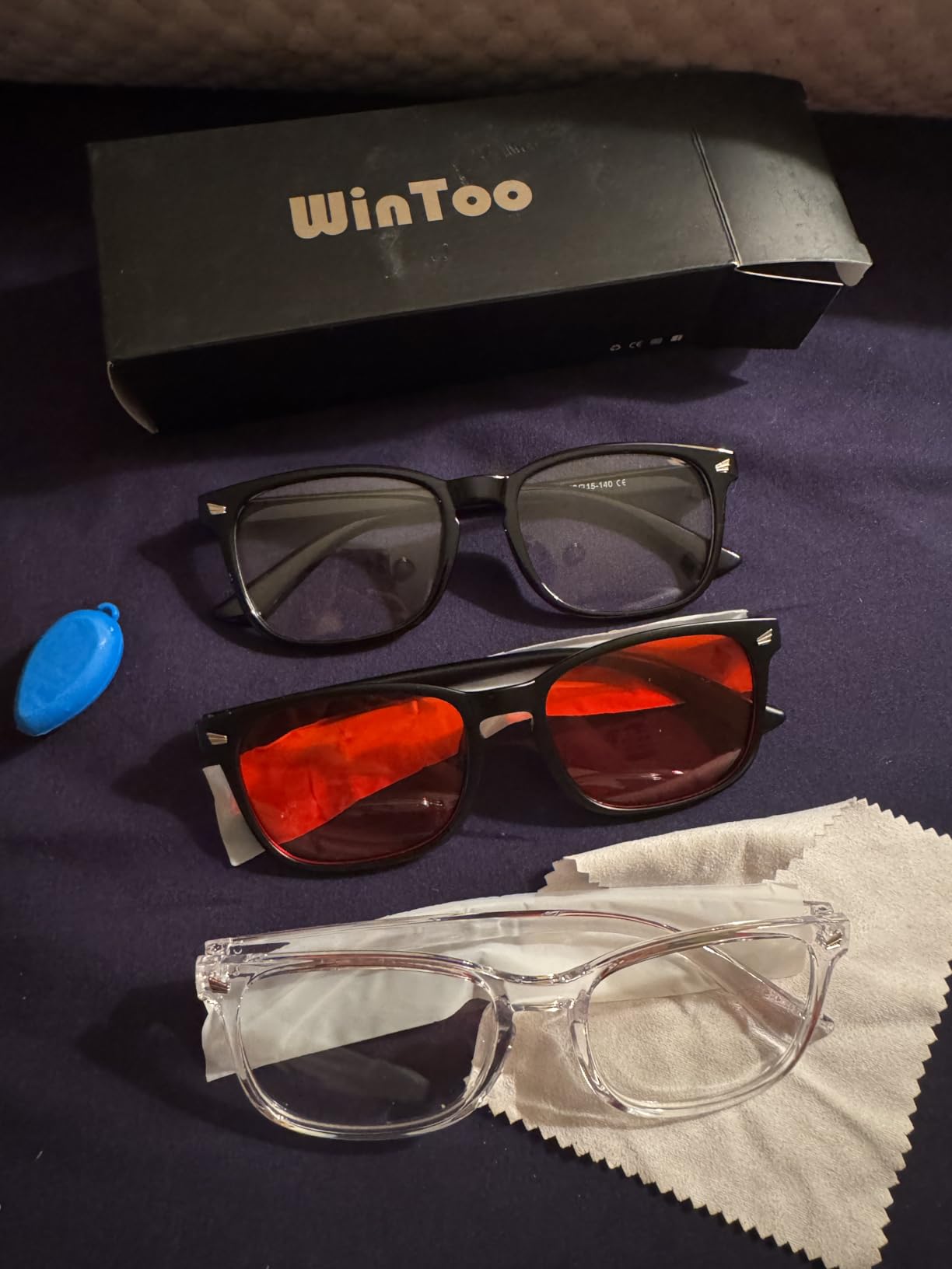 Red Lens Glasses Blue Light Glasses Men Women - 99.9% Blue Green Blocking for Computer, Gaming, TV, Phone Screens customer photo 1
