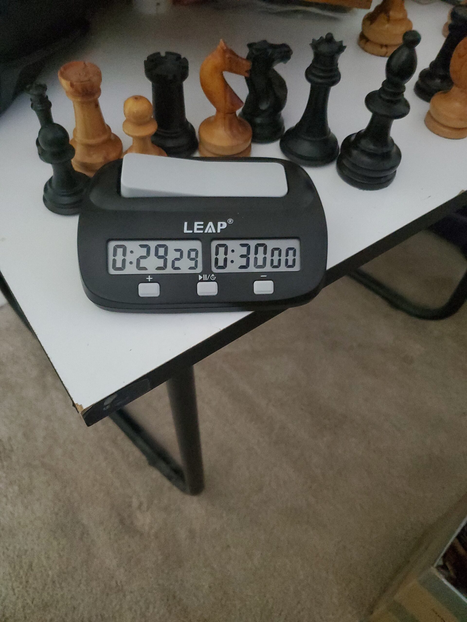 LEAP Chess Clock Digital Chess Timer Professional for Board Games Players Count Up/Down Timer with Alarm Function Black (Official Store) customer photo 2
