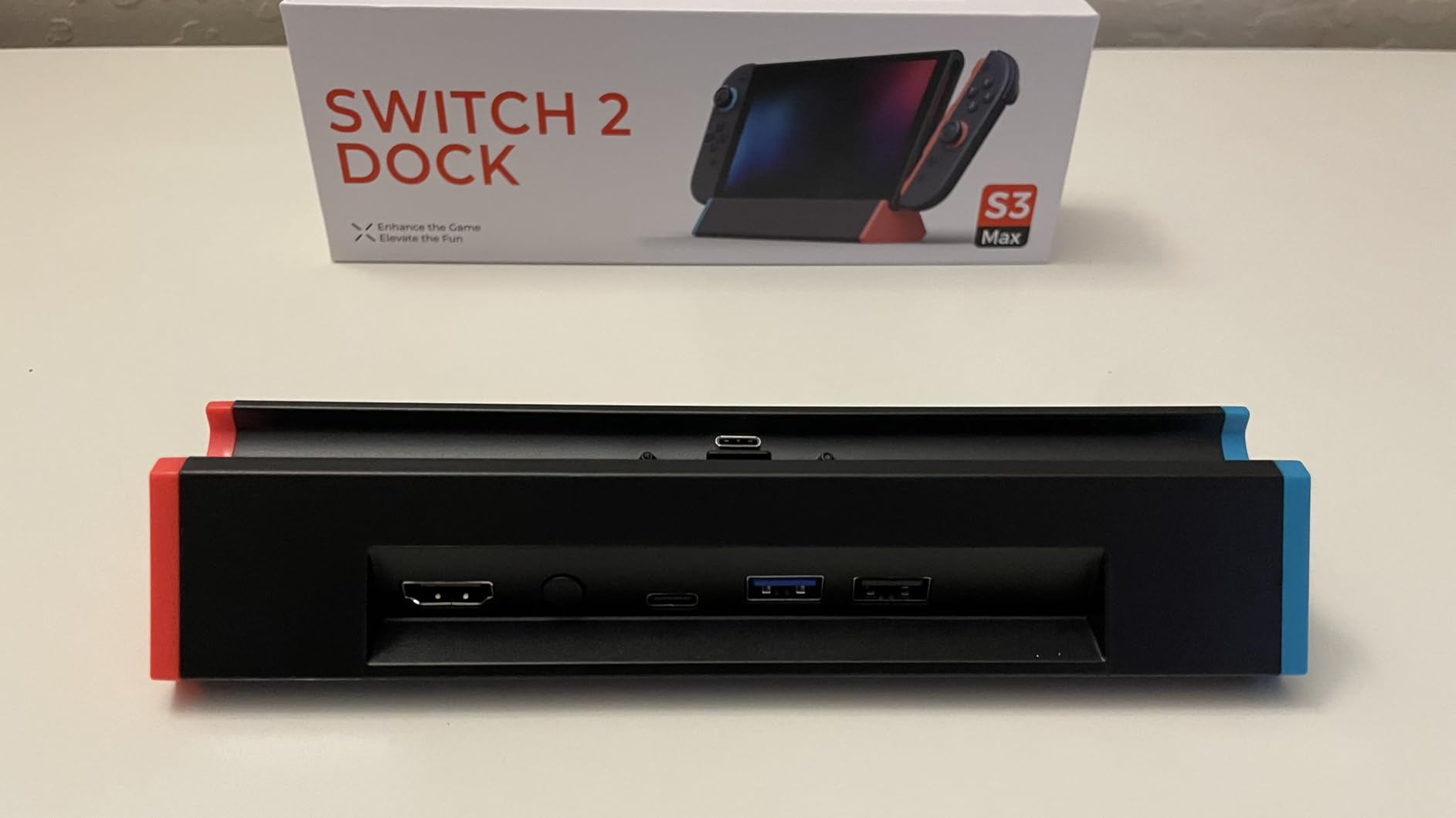 SIWIQU for Nintendo Switch 2 Dock Station, Portable TV Docking Station Replacement with 4K@120Hz HDMI Adapter/2 USB Port/Type C Port for Nintendo Switch 2 ONLY customer photo 2