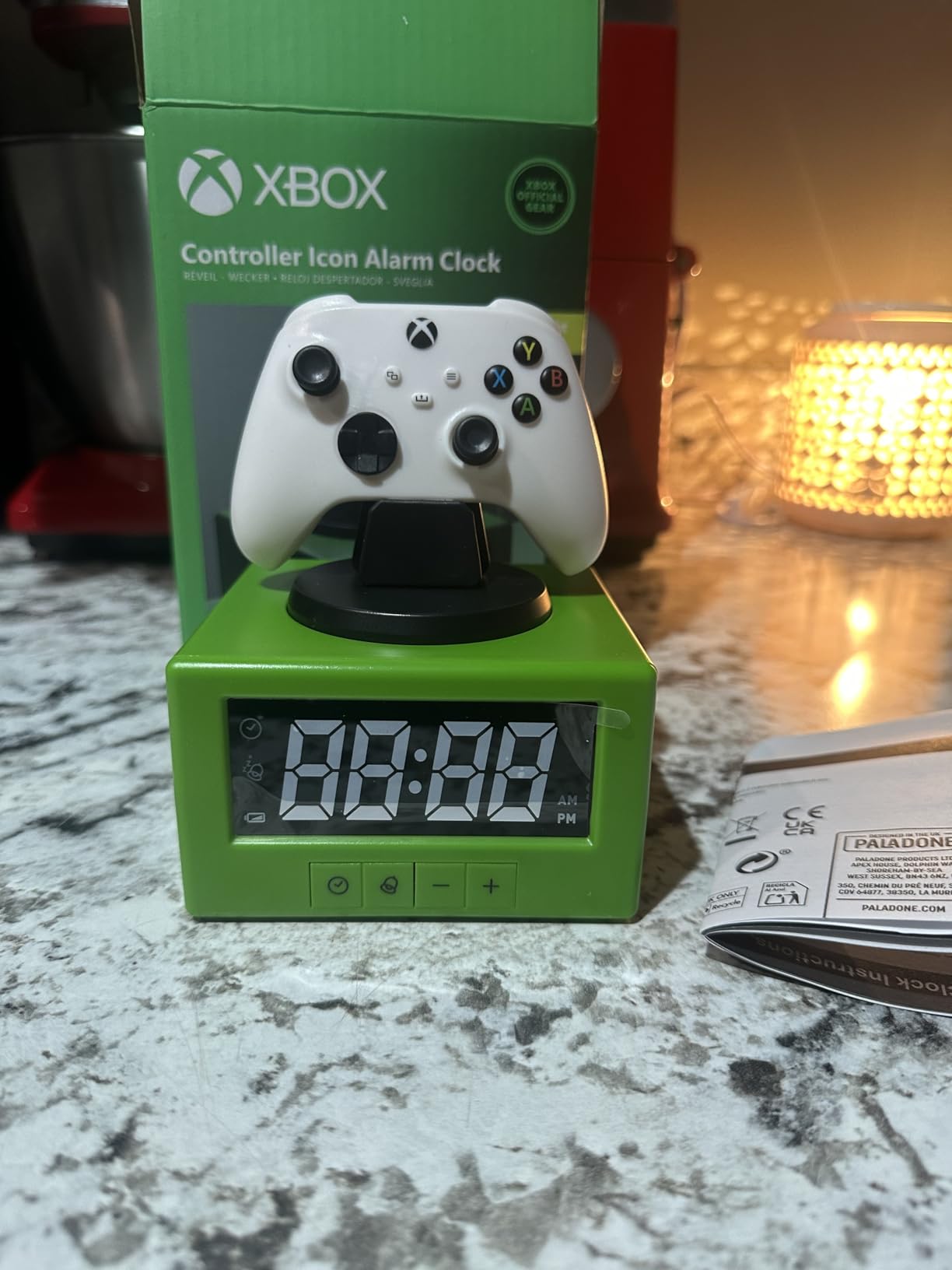 Paladone Xbox Controller Digital Alarm Clock with Night Light Function, Officially Licensed Gaming & Bedroom Décor for Kids, Adults, Boys, Men, Gifts for Gamers customer photo 1