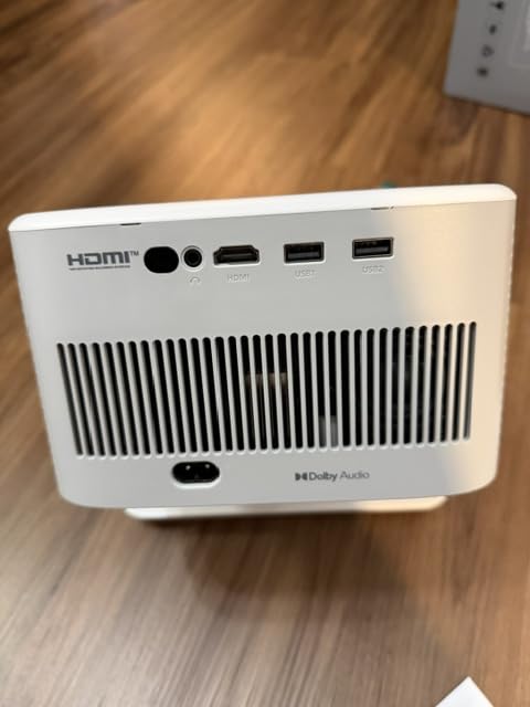 【Official Licensed Google TV】4K Smart Projector with WiFi and Bluetooth, VOPLLS Outdoor Projectors with Dolby/Auto Focus, Portable Movie Phone Wireless Gaming Wifi Proyector for Bedroom/Home/Celling customer photo 2