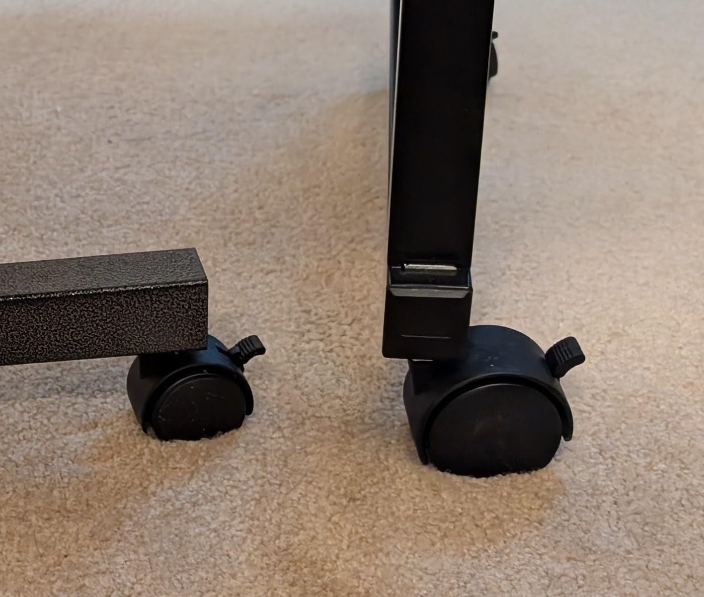 VIVO Mobile Over the Bed and Recliner Table, Tilting Laptop Tray with Height and Length Frame Adjustment, Ergonomic Overbed Kids and Adult Desk on Wheels, Black, DESK-V202B customer photo 1