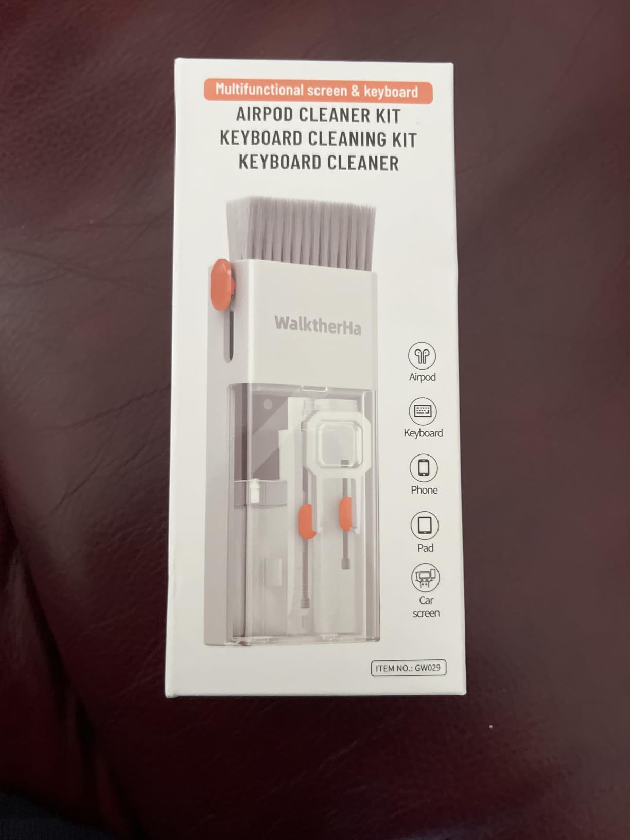 20-in-1 for AirPod Cleaner Kit Pro 4 3 2 1 - Multifunction Cleaning Tool for Headphones Earbuds Phone Laptop Keyboard Screen - Metal Tip, Soft Brush, Flocking Sponge, 15ml Spray, Cloth, Putty customer photo 2
