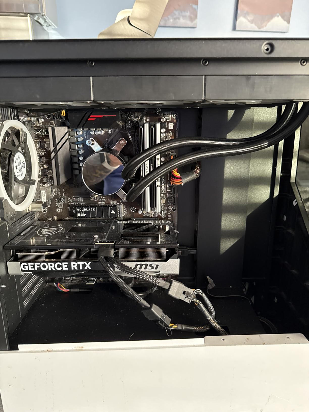Minorsonic CPU Cooler 360mm Aio, Liquid Cooler CPU Low-Noise AMD AM5/AM4, Refrigeracion Liquida Water Cooling Systems, Intel LGA 1851/1700 PC Water Cooler 3 x 120 mm PWM Fans Black customer photo 1