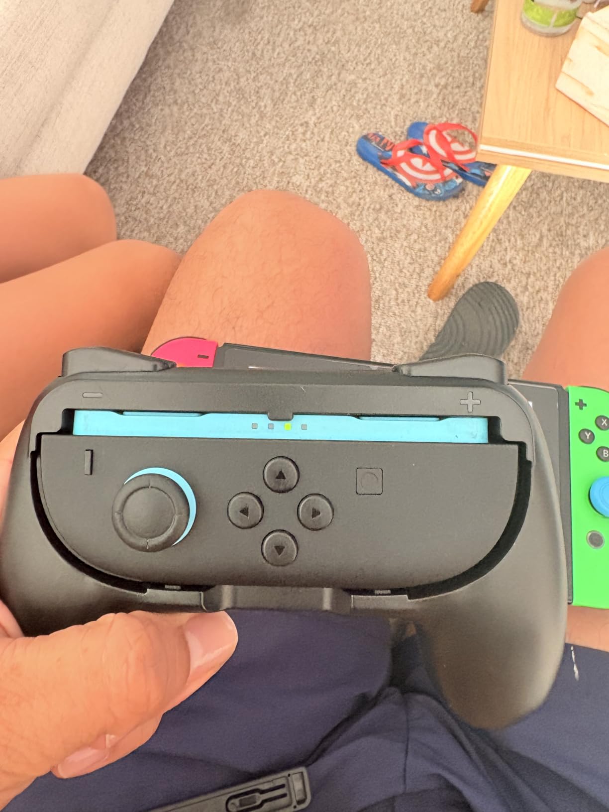 Controller Grip Compatible with Switch 2/Switch/Joy-Con 1&2, Ergonomic Grips Handle Kit with Adapters, Comfortable for Long-Time Gaming Accessories, Ideal Gifts for Family Kids Adults customer photo 1