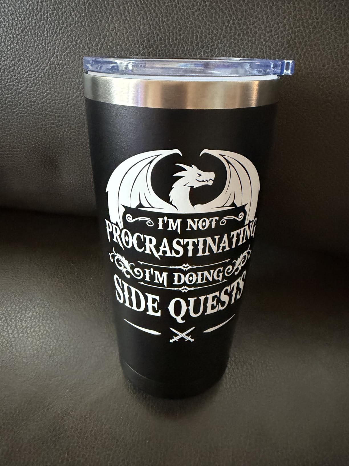 Fufandi Dnd Gifts for Men, Dungeon Master Mug - Dungeons and Dragons Gifts, Gamer Gift, Gaming Mug - D&D Lovers Gamer Gift - Dnd Tumbler Cup 20oz customer photo 1