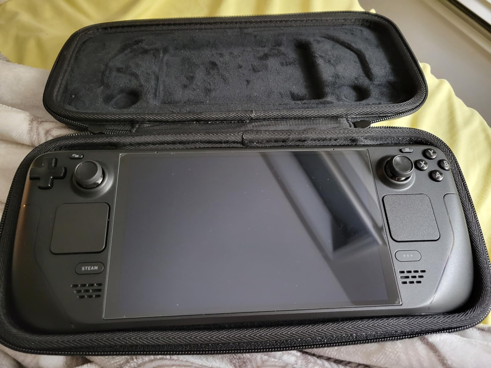 MeloSync Carrying Case Compatible with Steam Deck/Steam Deck OLED, Protective Hard Shell Travel Case for Steam Deck Console & Accessories customer photo 1
