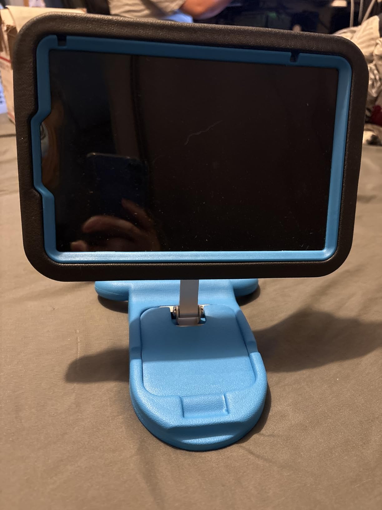 Kids Case for iPad mini 7 (A17 Pro) 2024 / iPad mini 6 2021, Adjustable Portrait/Landscape Stand, Drop Proof Handle Kickstand, Child Friendly with Screen Protector for iPad mini7th/6 8.3 inch (Black) customer photo 1