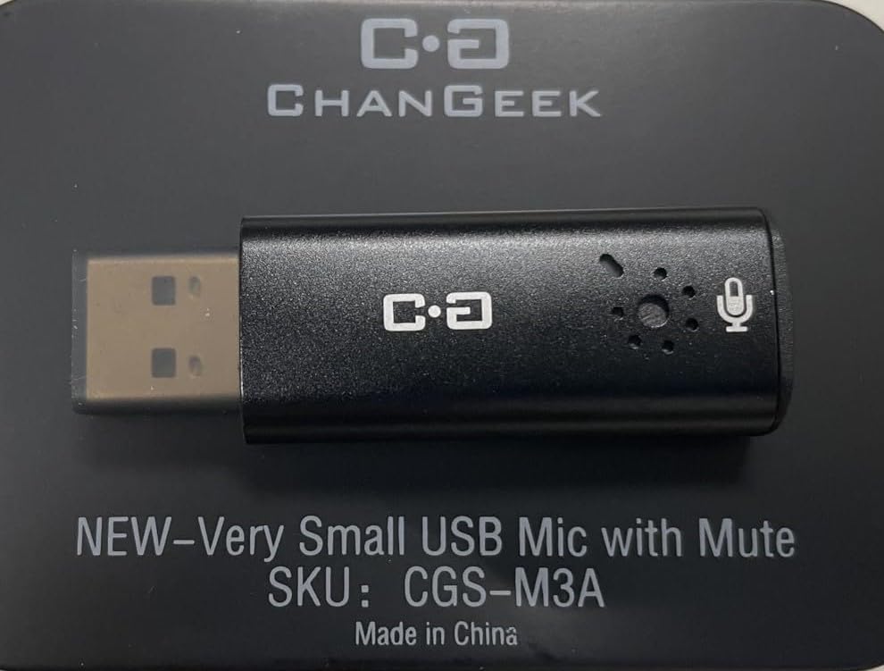 Upgrade Mini USB Computer Microphone with Touch Sensitive Mute Button & LED Indicator, Plug-and-Play Condenser Mic for Laptop & Desktop, Clear Audio for Calls, Meetings, Study & Travel customer photo 1