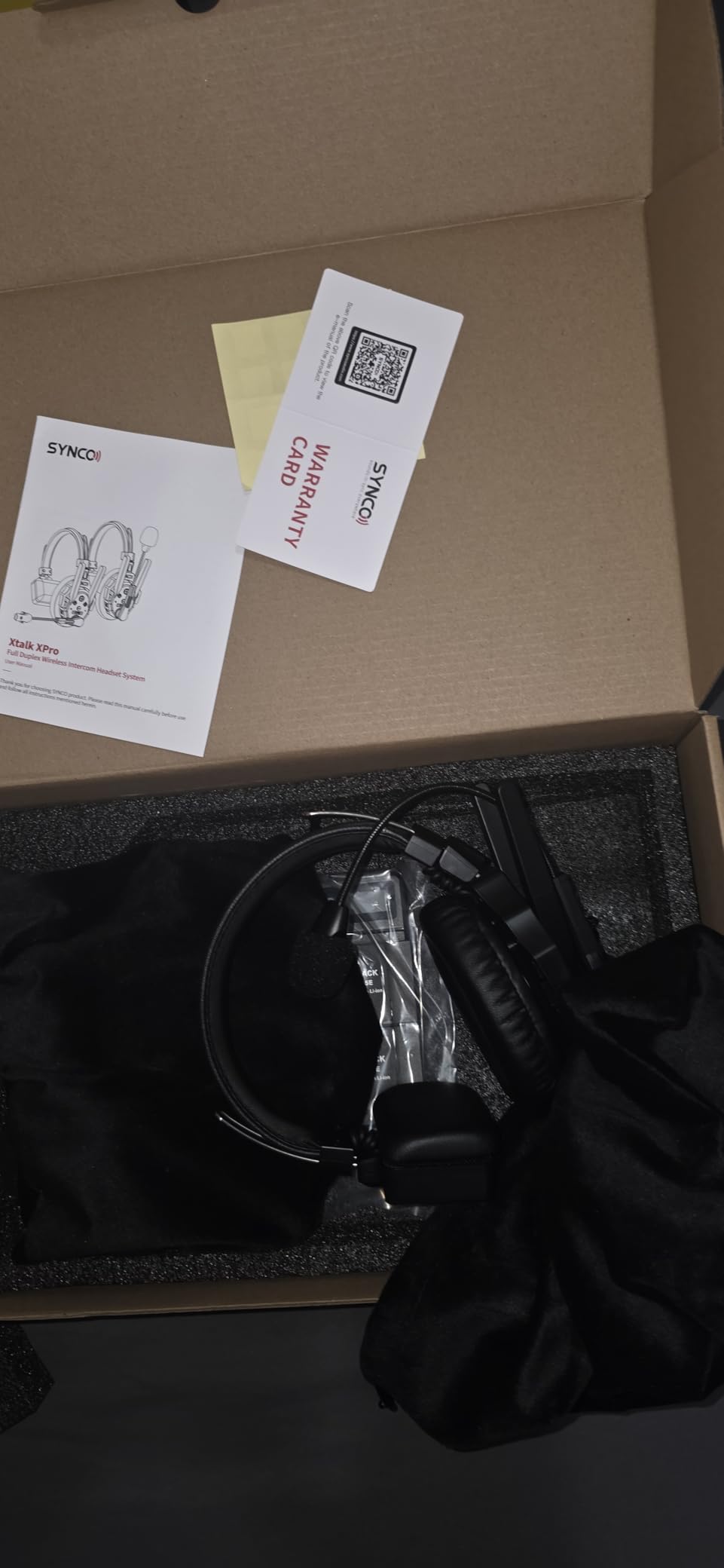 SYNCO XTALK XPRO 4 Users Wireless Intercom Headset System with 24H Battery 500m/1640ft Range, Wireless Communication Headset with Noise Cancellation for Event Production Filming (XTALK XPRO4) customer photo 1