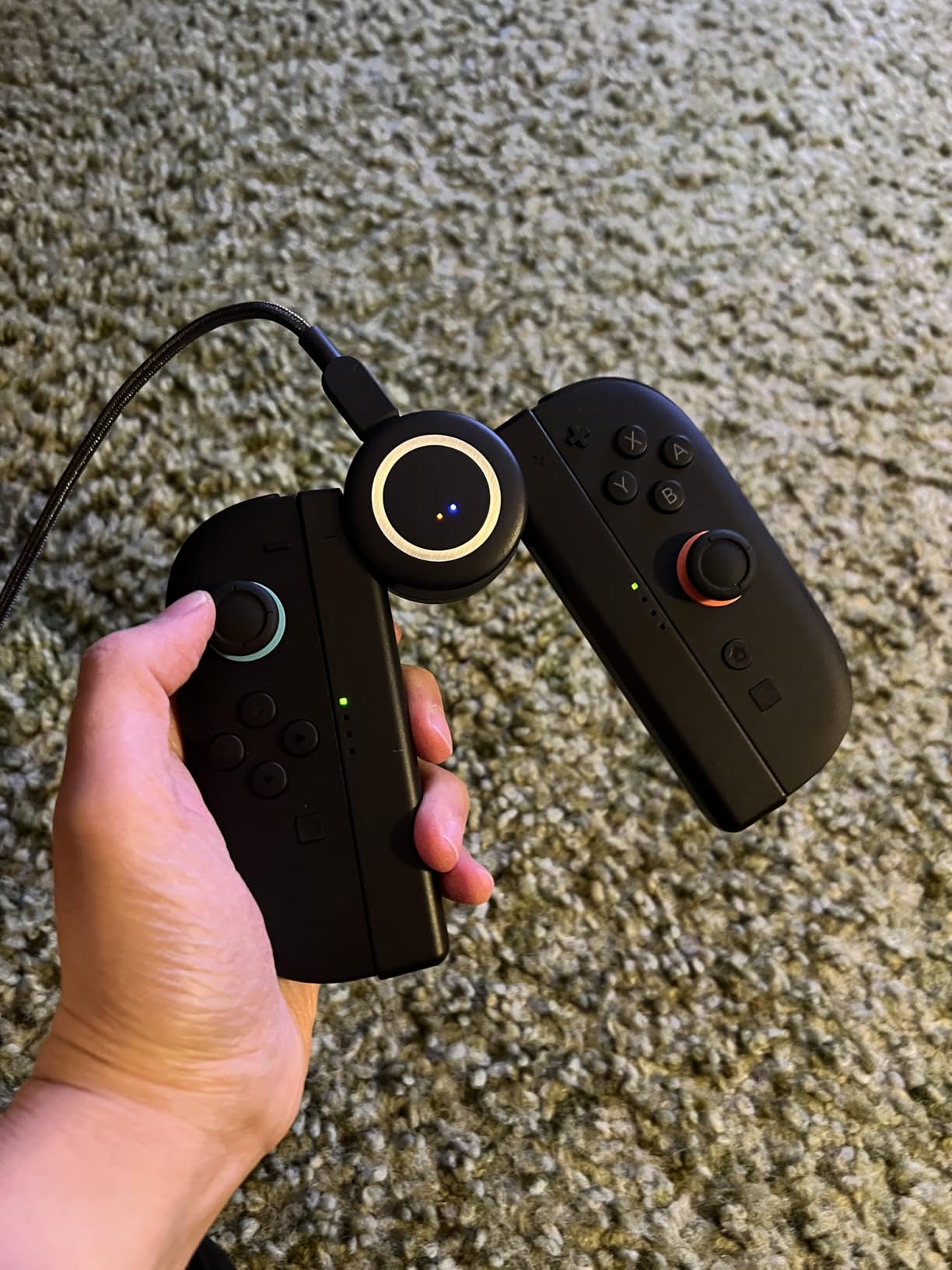 [Upgraded 2.0] FASTSNAIL Charging Grip for Nintendo Switch 2 (2025), Strong Magnetic Grip Controller with 5-Levels Adjustable Rotation Positions for Joycon 2 with LED Indicator & 1.5m/4.9ft Charger Cable customer photo 2