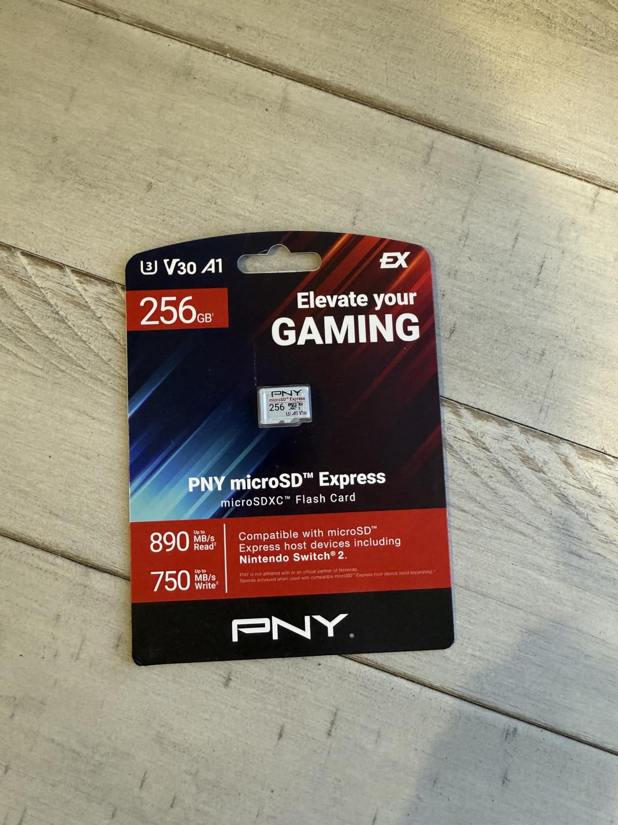 PNY microSD Express 512GB UHS-I U3 V30 A1 microSDXC Flash Memory Card, up to 890 Read & up to 810 Write, Ideal for microSD Express Compatible Devices Like Nintendo Switch 2 customer photo 2