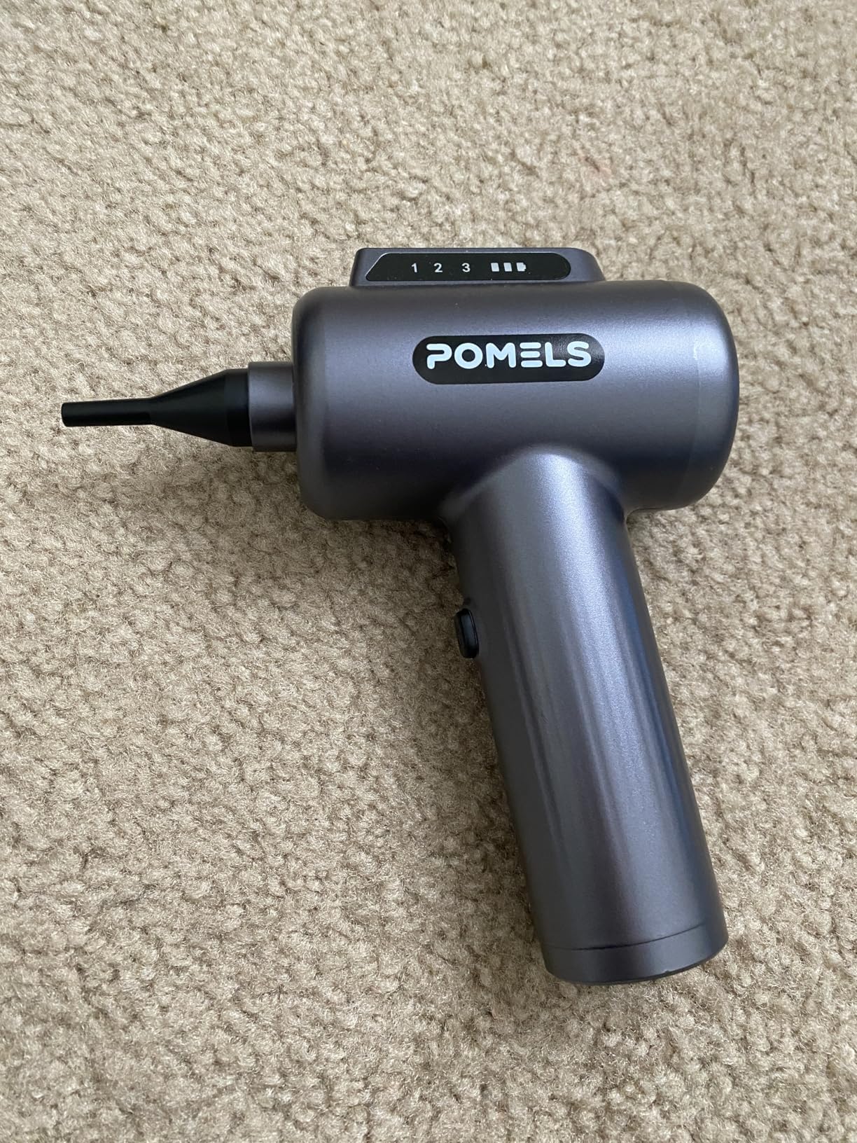 Compressed Air Duster, 110000RPM Ultra-Powerful Electric Air Duster with LED Light, 3-Speed Adjustable, Rechargeable Cordless Mini Blower for Computer, Keyboard, Car, PS5, Outdoor & Home Cleaning customer photo 1
