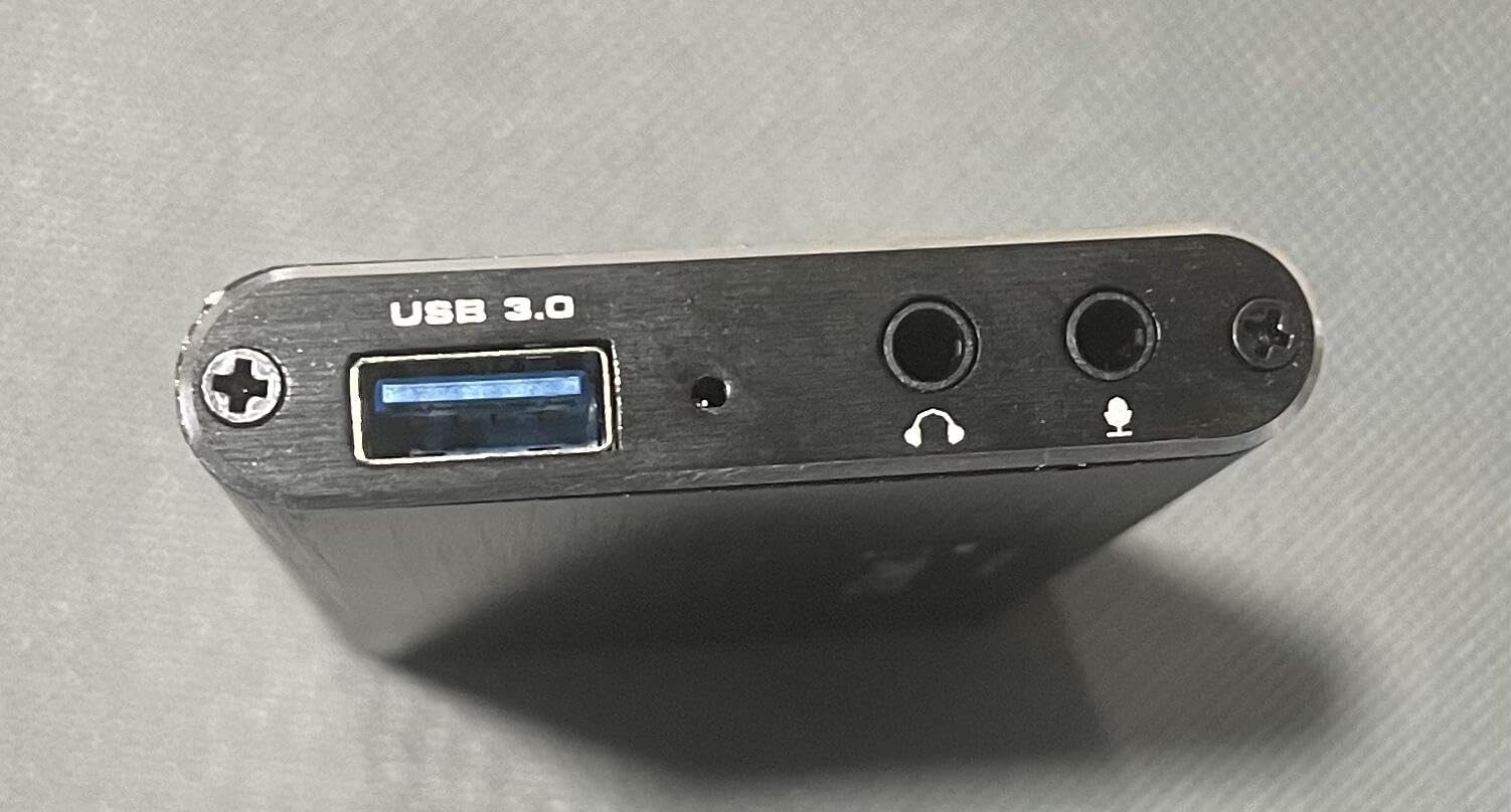 4K HDMI Capture Card for Streaming,Audio Video Capture Card PS5,Full HD 1080P 60FPS USB 3.0 Cam Link for Nintendo Switch/3ds/Xbox/PS4 customer photo 1