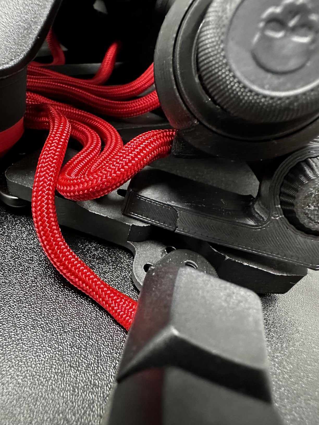 Keyzen - Keypad with 32 Fully Mappable Keys, 360° Hall-Effect Joystick, Macros, Adjustable Ergonomic Design, Cherry MX Switches, N-Key Rollover. (Black, Cherry MX Blue) customer photo 1