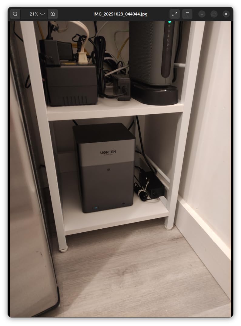 UGREEN NAS DH2300 2-Bay Desktop NASync, Support Capacity 64TB (Diskless), Remote Access, AI Photo Album, Beginner Friendly System customer photo 2