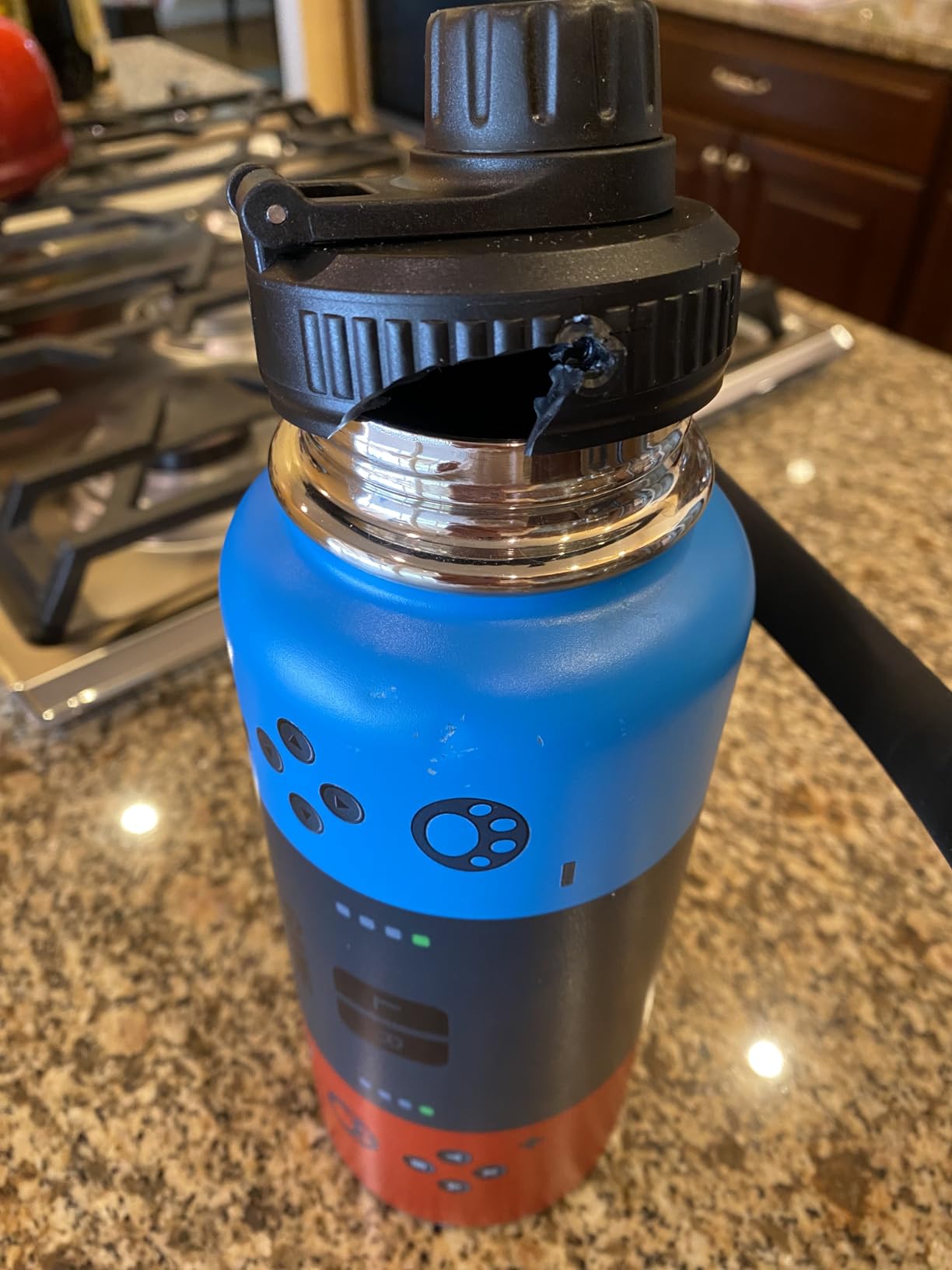 Gamer Gifts-32oz Gamer Water Bottle - Gaming Insulated Cup with Stainless Steel - Gift for Game Men, Son, Dad, Husband, Friends customer photo 2