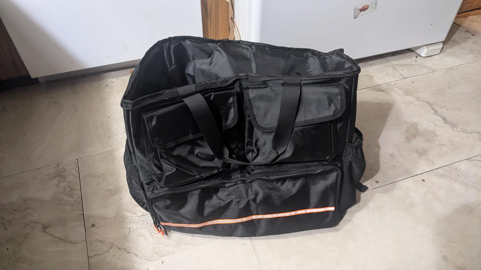 Computer Desktop Mid Tower Large Carrying Case, PC Travel Case for Computer's Box for Moving, Portable Gaming Backpack for Keyboard, Mouse and Accessories,Compatible with ATX/M-ATX mainframe chassis customer photo 1