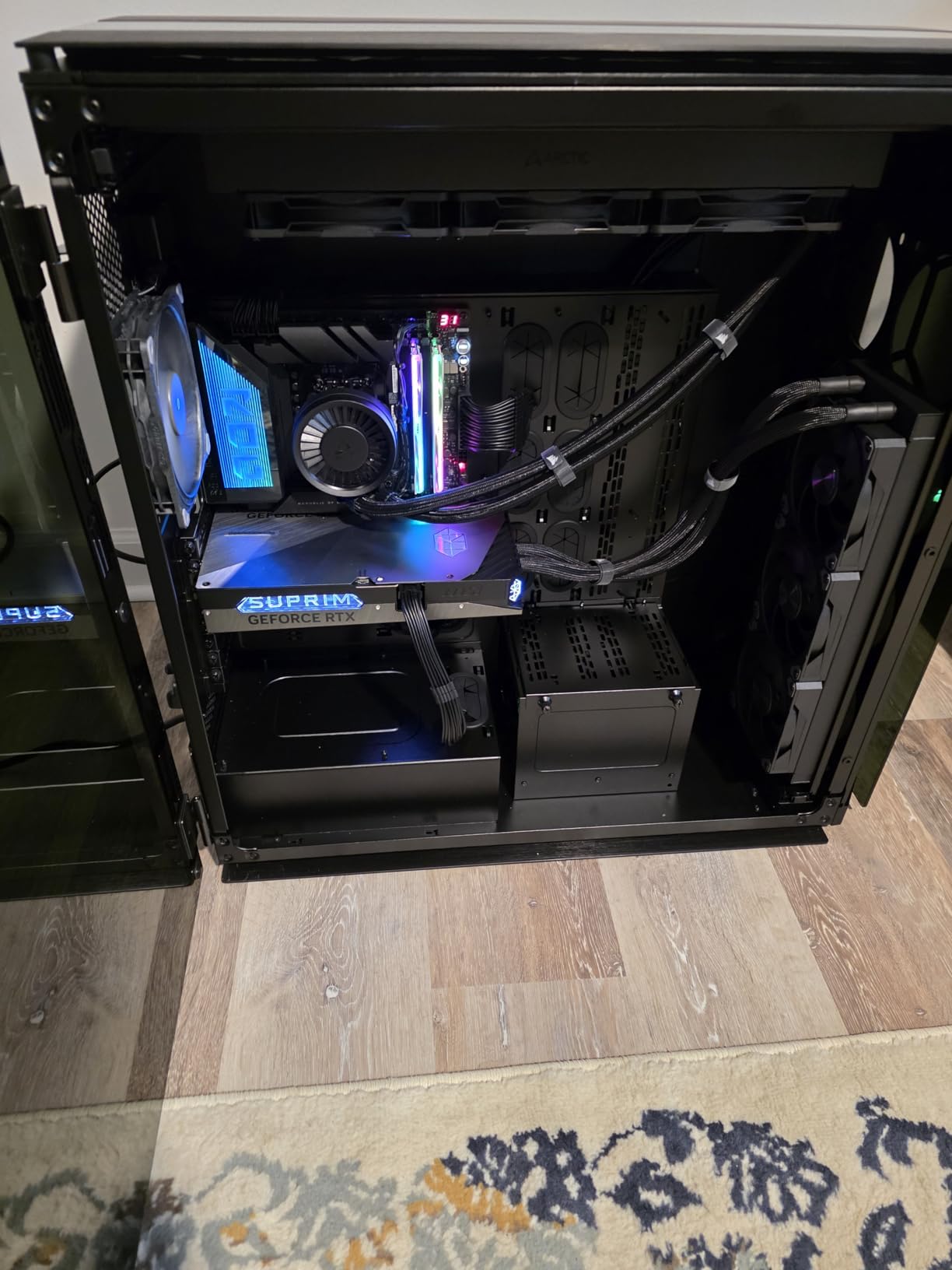 Phanteks T30-140, 140mm Premium High-Performance PWM Fan, Industrial Grade LCP Frame & Blades, 3-Mode Speed Switch, Unmatched Airflow for PC Cases & Radiators, Black/Grey (3) customer photo 1