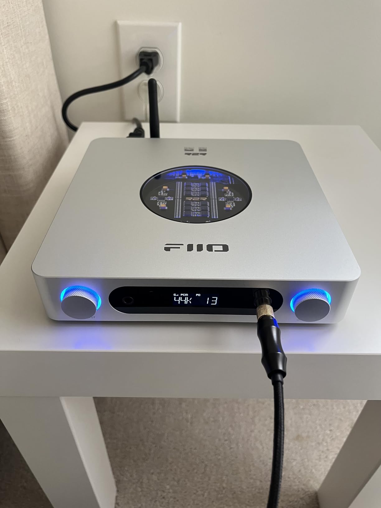 FiiO K13 R2R Desktop DAC & Headphone Amp, High-Fidelity 24Bit R2R DAC, Powerful 2400mW Output, LDAC Bluetooth Streaming, Dual Power Supply, 10-Band PEQ, Balanced XLR & RCA Audio Output customer photo 1