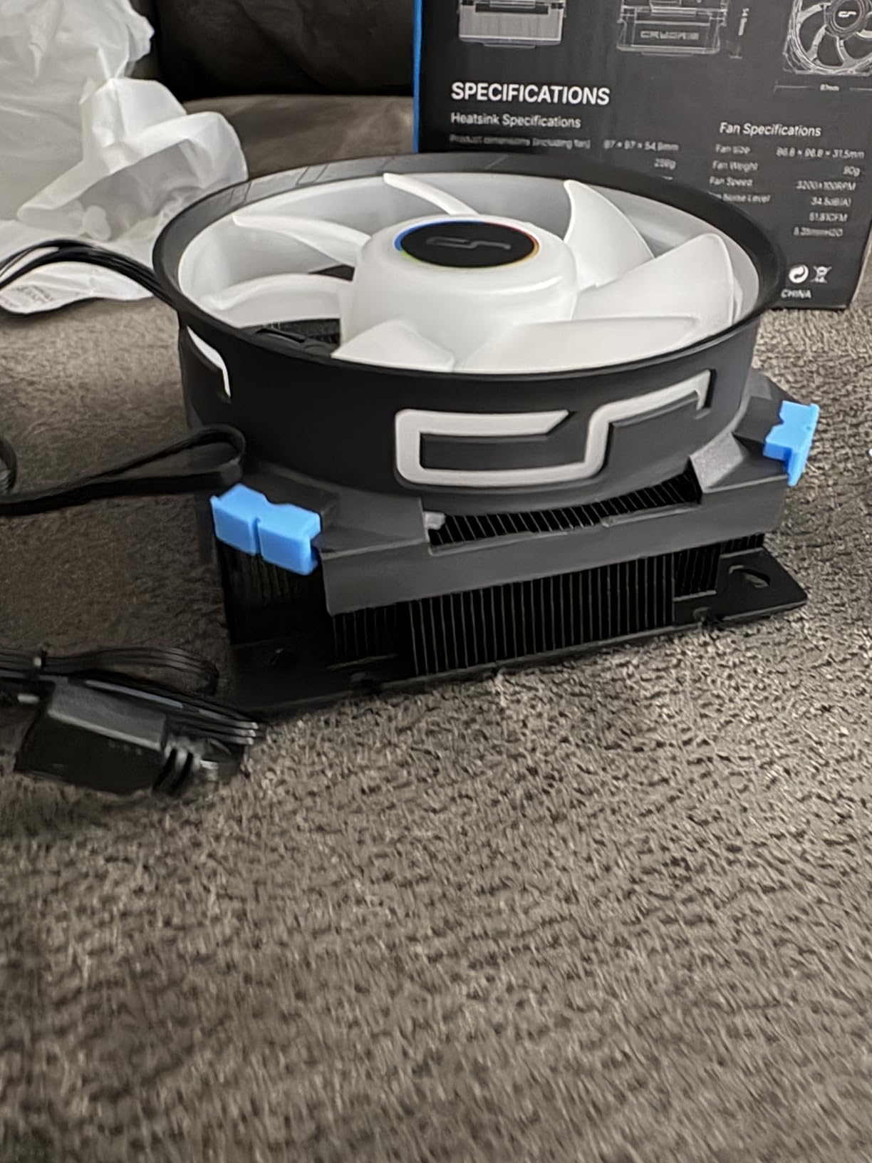 CRYORIG C5 Vapor Chamber Low Profile CPU Cooler - Aluminum Fin Stack - Compact SFF Cooling - AMD AM4/AM5 - Intel LGA 1150/1200/1851/1700 customer photo 2