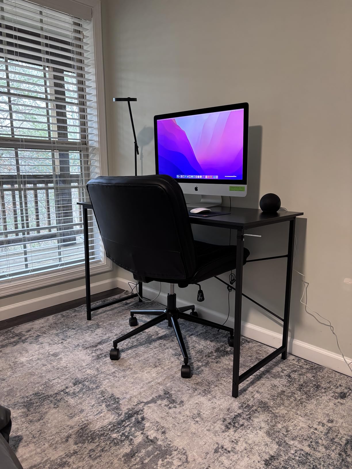 OLIXIS 47 Inch Computer Office Desk for Small Spaces - Gaming Work Desk with Storage Bag & Headphone Hook customer photo 2
