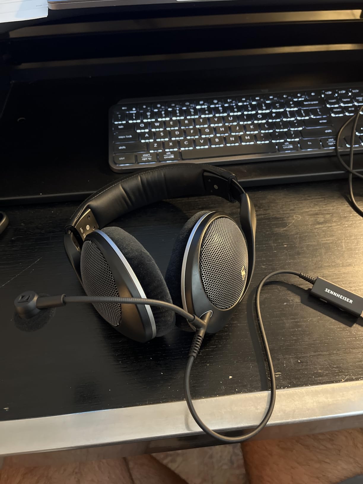 Sennheiser HD 500 BAM, Plug-in Boom Arm Microphone for Gaming and Calls, with Volume and Mute Controls, Analog 3.5 mm Jack, for HD 560S, HD 505, HD 620S Headphones and Others customer photo 1
