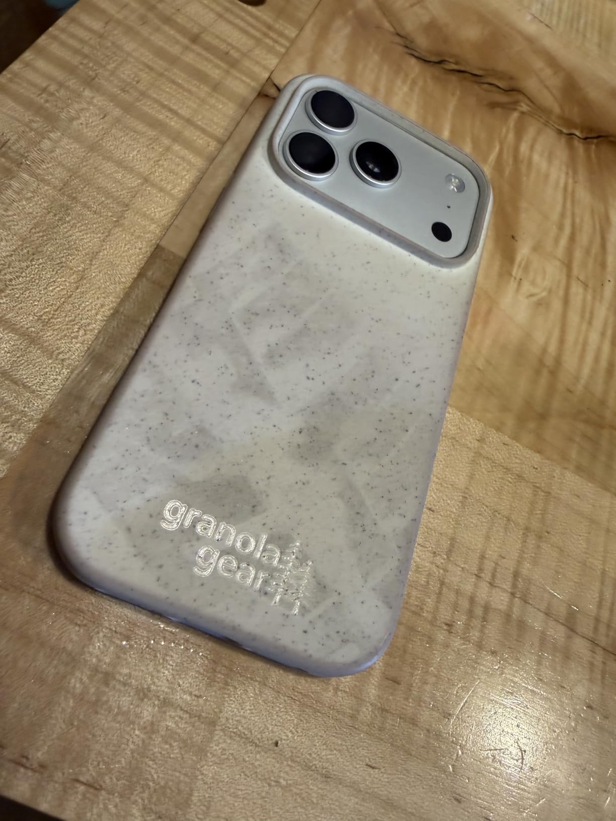 Eco by GranolaGear - Eco-Friendly Phone Case for iPhone 17 Pro Max - Biodegradable, Compostable, Plastic-Free, Made from Plants - Black Stone customer photo 1