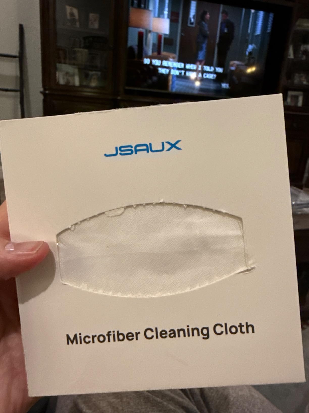 JSAUX 50 Pack Microfiber Cleaning Cloth (6 x 6 in), for Switch 2| Eye Glass Disposable Clean Cloth| Safe for Lens, Eyeglasses, Glasses, Screens, Camera, iPad, iPhone, Phone, Steam Deck, TV Screen customer photo 1